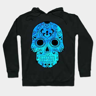 BLUE SKULL Hoodie